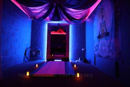The Blue Tantra Room at the Workshop Spa