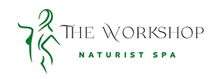 the workshop naturist spa and massage centre logo